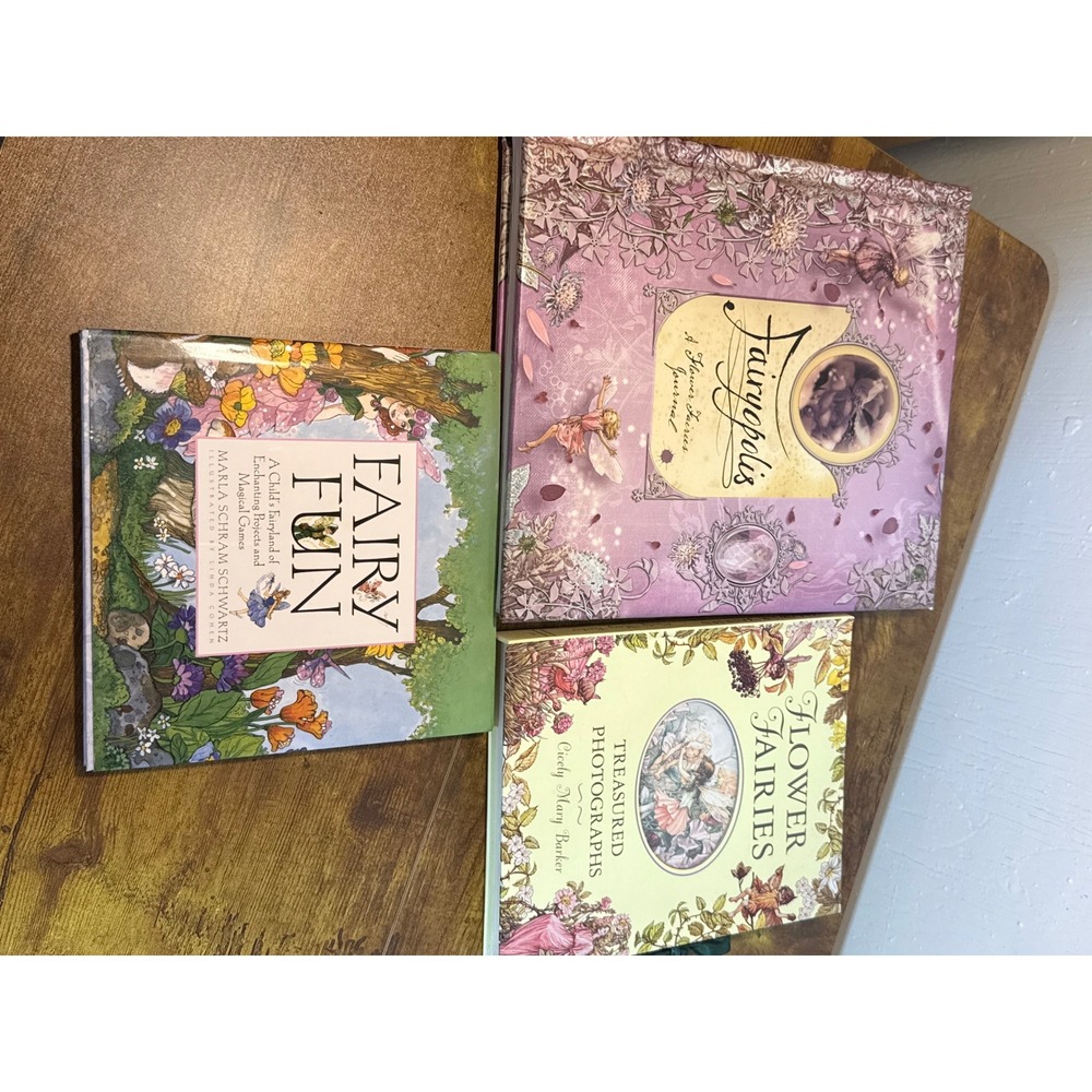 Cicely Mary Barker Flower Fairies Book Set 3pc Fairyopolis Journal Cottagecore